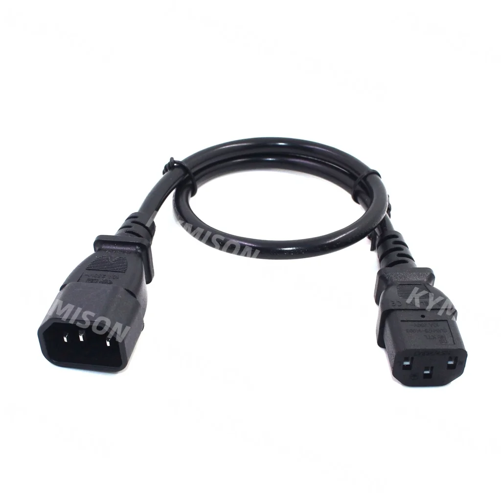 IEC 320 C14 To C13 Extension Cable For PDU UPS 10A 250V Male Plug To Female Socket AC Power Cord