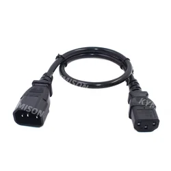 IEC 320 C14 To C13 Extension Cable For PDU UPS 10A 250V Male Plug To Female Socket AC Power Cord