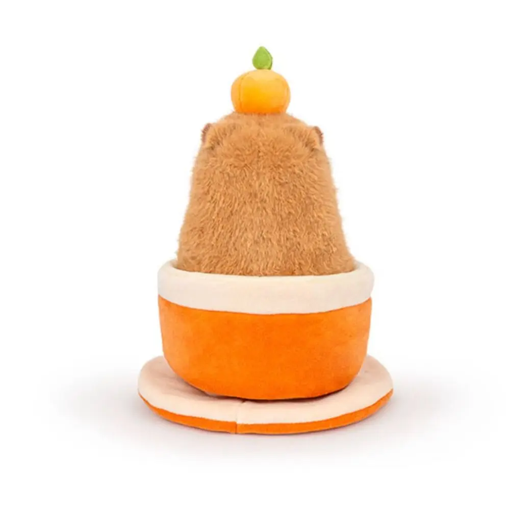 

Simulation Capybara Plush Toy Soft Coffee Cup Plush Animal Kapibala Doll Cartoon Collection Capybara Plush Stuffed Toy