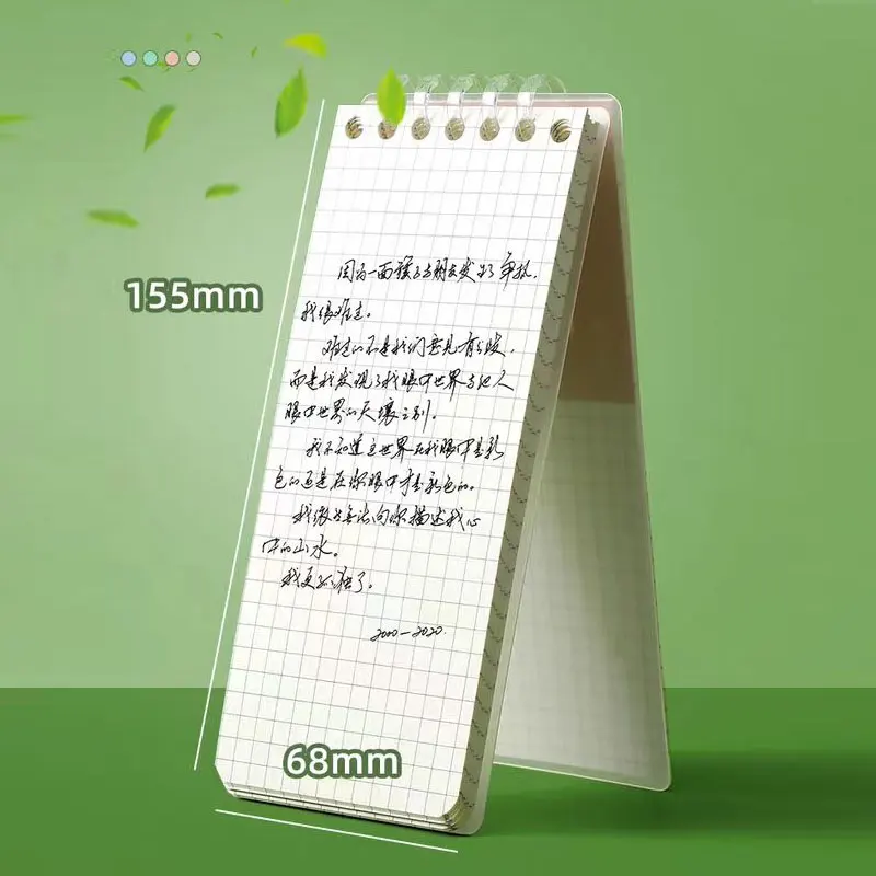 4 ชิ้นแบบพกพาโน้ตบุ๊คเกลียว Sketchbook ไดอารี่ Jouranl Notepad โรงเรียนอุปกรณ์สํานักงานเครื่องเขียน