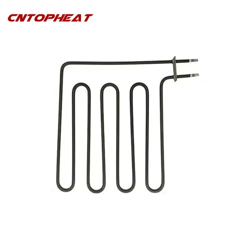 Aquecedor tubular 220V 2KW Elemento de aquecimento de forno de ar quente de aço inoxidável para sauna/fogão/forno
