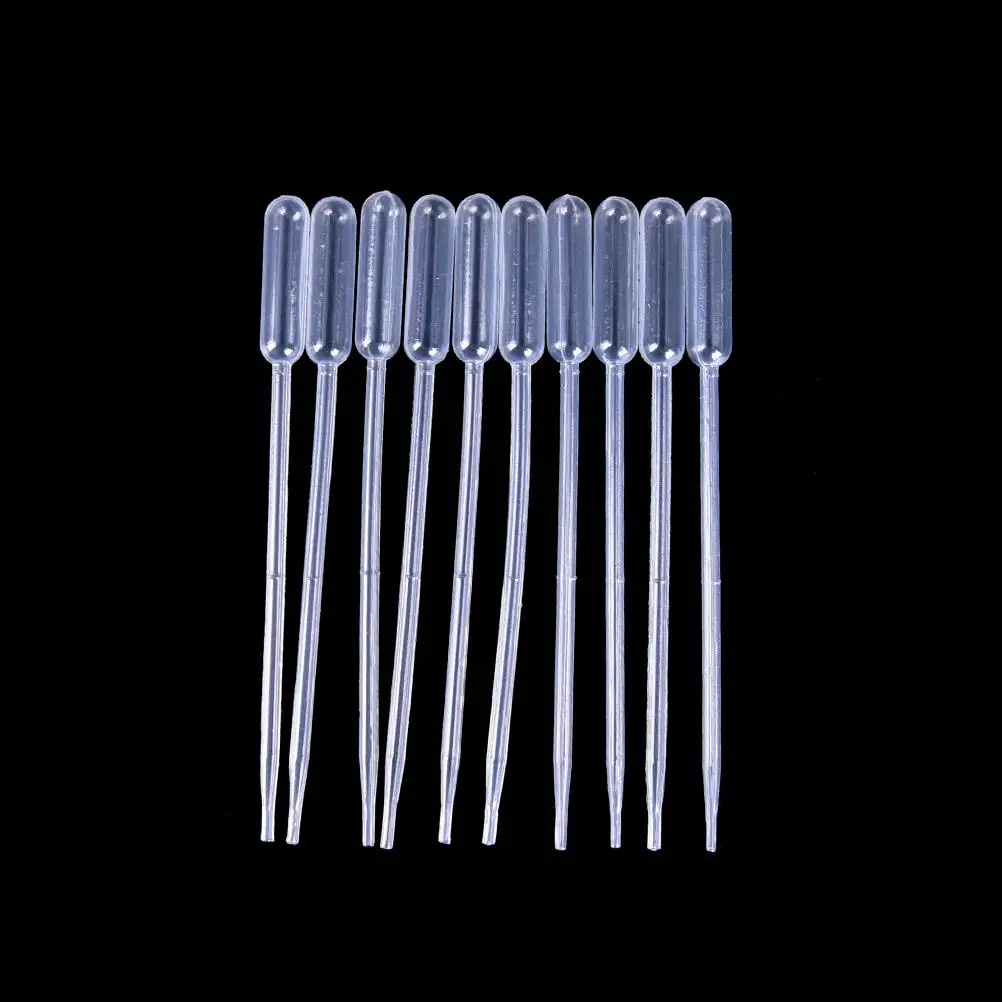 100pcs Pipettes Disposable Plastic Graduated Pasteur Pipette Dropper Polyethylene 0.5ml Available