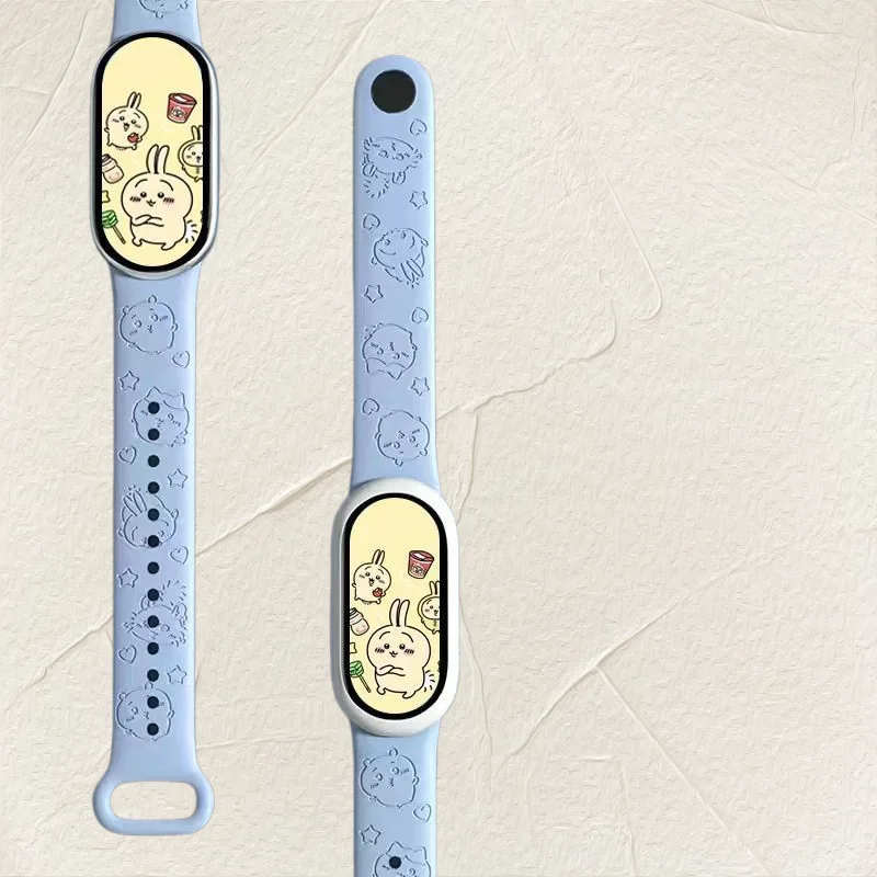Chiikawa,portabl-In Stock cartoon Quick Release Strap for Xiaomi Mi Band 10 9 8 NFC Standard Version CompatibleVersion - view 6