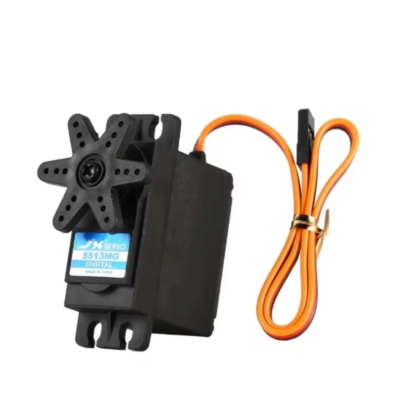 JX Servo PDI-5513MG أجهزة رقمية - 11.5 كجم @ 4.8 فولت 13 كجم @ 6 فولت 0.15 ثانية/60 ° ، 55 جرام 2BB ميتال جير JR 265 مللي متر 330 هرتز أجزاء RC