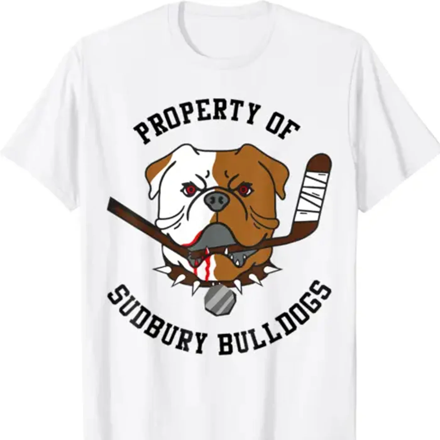 Sudbury Blueberry Bulldogs white T shirt short sleeve All sizes S 5Xl JJ3883