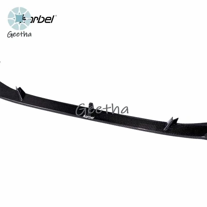 

For Diffuser Kb Style Dry Carbon Fiber Gloss Black 3m Tape Front Lip for Audi A4/s4 B9.5 2017-2021-2024