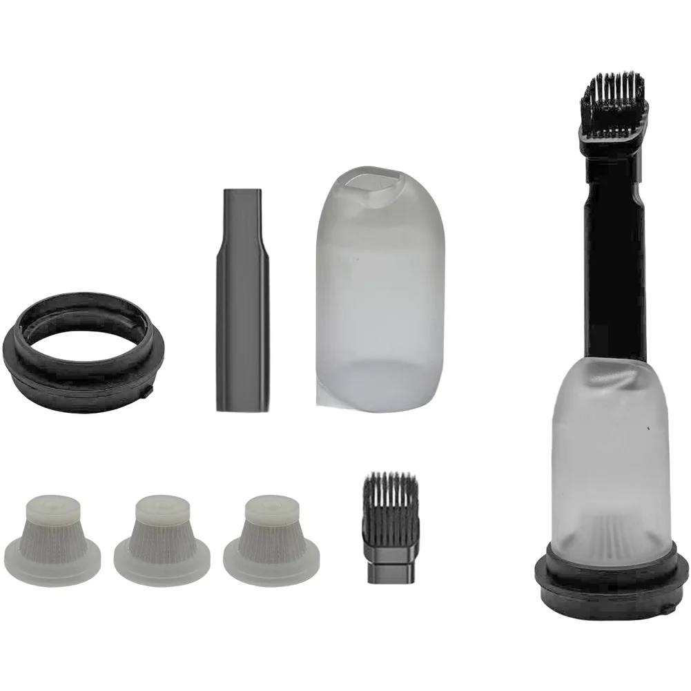 WU094 Vacuum Cleaner Accessory Kit 7PCS Blower Dust Collection Cup Brush Conversion Head and 3 Filter Cartridges