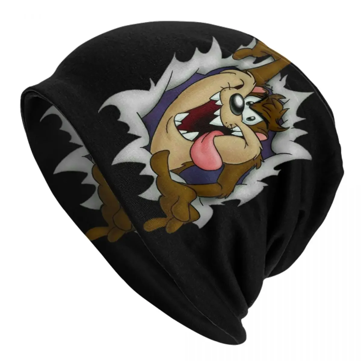 

Tasmanian Devil Bonnet Hat Knitted Hats Men Women Fashion Unisex Taz Cartoon Comic Warm Winter Skullies Beanies Caps