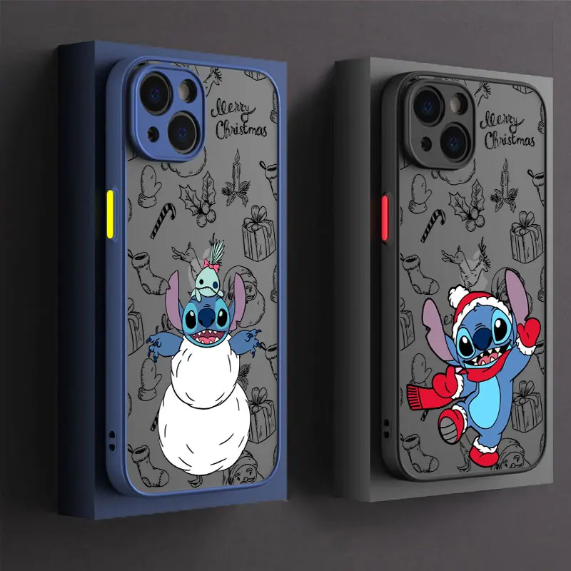 جراب هاتف بغرزة لعيد الميلاد المجيد ، غطاء شفاف لـ Apple ، iPhone 14 ، 15 ، 16 Pro ، 11 ، 13 Pro Max ، 12 Mini ، 8 ، 16 Plus ، لطيف