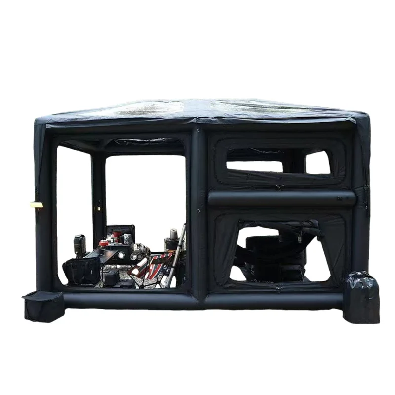 

Duplex villa inflatable tent, outdoor portable foldable multi-functional tent