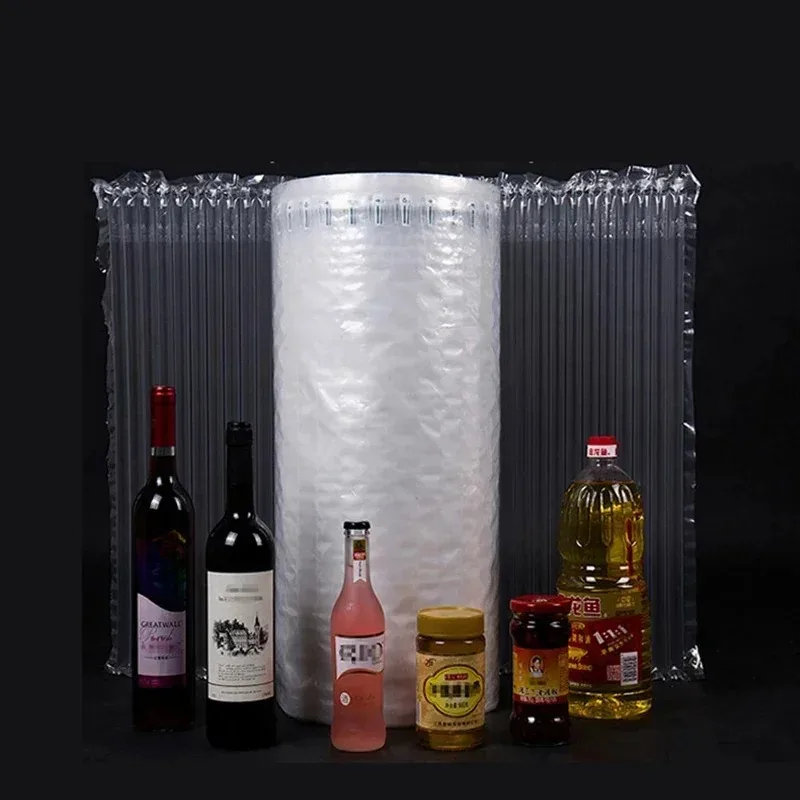 أكياس عمود الهواء 50 متر مقاومة للصدمات حقيبة عمود الهواء لفائف اللوجستية التعبئة والتغليف تطهير زجاجة ماء مستحضرات التجميل التعبئة والتغليف السائل