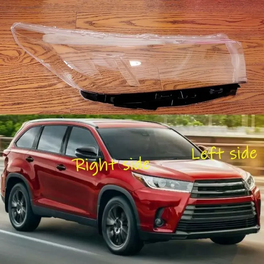 

For Toyota Highlander 2018 2019 Car Headlight Shell Headlight cover Headlamp Lens Headlight Glass Auto Shell Cover