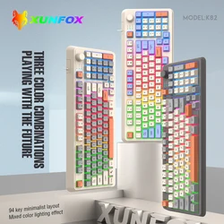 K82 Gaming Gaming Keyboard Glows Wired USB Desktop PC/Notebook Available 19-key punchless knob to adjust volume