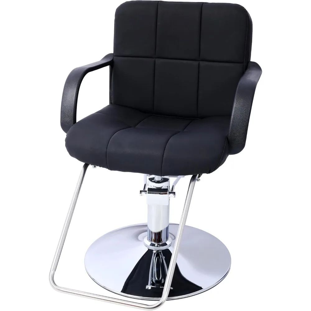 

Barber Chair, Salon Furniture Beauty Spa Shampoo Equipment with Heavy-Duty Hydraulic Pump, Hair Chair