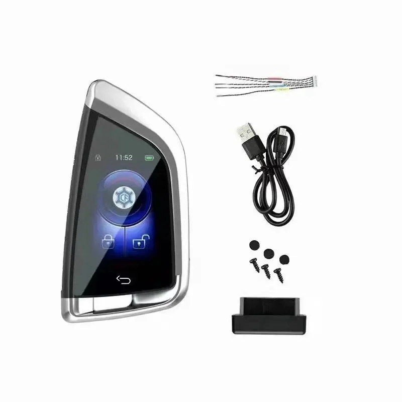 Clé Intelligente LCD CF568 pour Voiture, Télécommande Modifiée PKE Continent, Moins dans le Style Original
