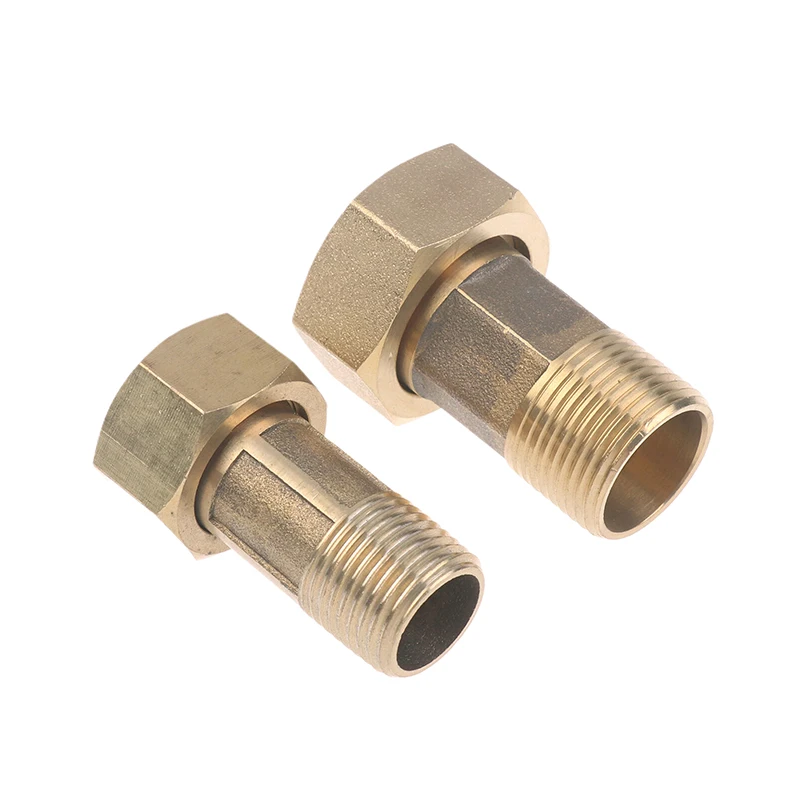 New 1/2 Inch 3/4 Inch Tap Water Meter Pump Adapter Male To Female Threaded Fitting Coupler Connector For Water Meter