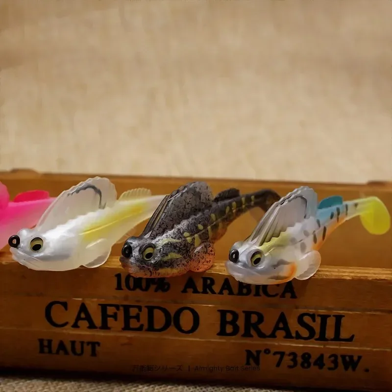 

Dark Sleeper Swimbait 14g 7cm Soft Lure Bottom Jig Silicone Shad Weedless Hooks Bass Pike Perch Z-Man Style Fishing Baits