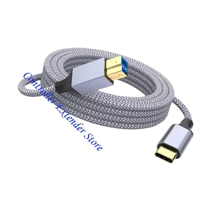 N84B Tipo C cable impresora USB B 5Gbps Transferencia datos velocidad rápida para escáneres