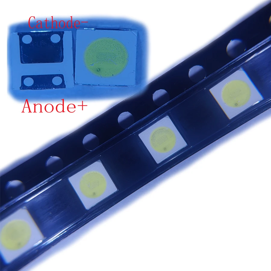 500pcs/Lot SMD LED 3535 3v Cool White 3.5*3.5mm 1W For LCD/TV Backlight Application