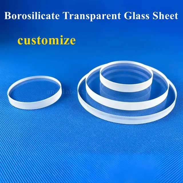 Borosilicate Transparent Glass Sheet Sight Glass Disc Diameter 30mm
