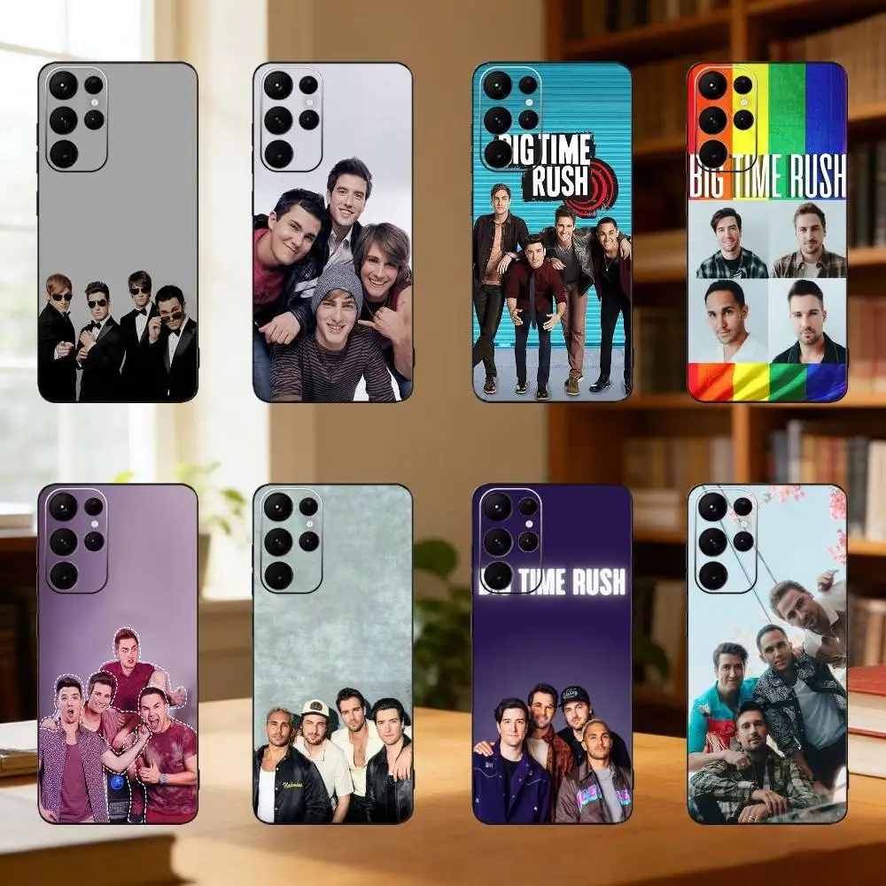 

C-Combination Big Time R-Rush phone Case For Samsung S25,24,21,22,23,30,Ultra,20,Plus,Fe,Lite,Note Soft Black Cover