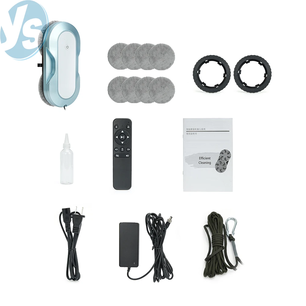 

Water Spray Window Cleaning Robot Fully Automatic Glass Cleaning Electric Household High-rise Exterior Window Voice Broadcast