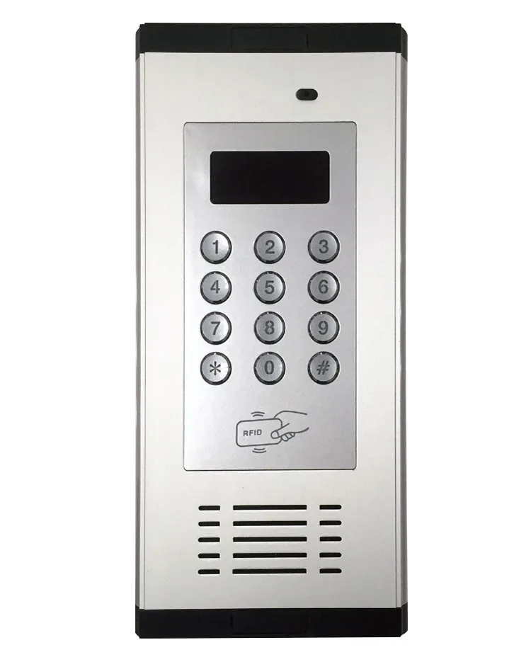 Interphone de porte GSM 4G, avec clavier de contrôle d'accès rétroéclairé, ouverture à distance par 
