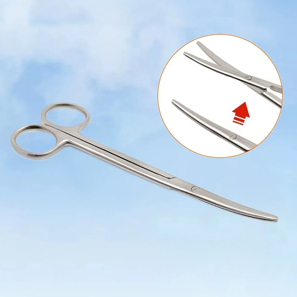 

Стоматологические ножницы Tonsil 14 см TC Metzenbaum, изогнутые тупые кончики, хирургический инструмент для точной резки нежных тканей