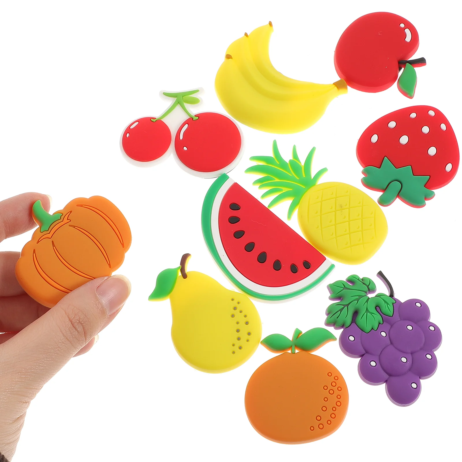 

10 Pcs Refrigerator Stickers Kitchen Refrigerators Decor White Board Fridge Magnet Watermelon Whiteboard Fruit