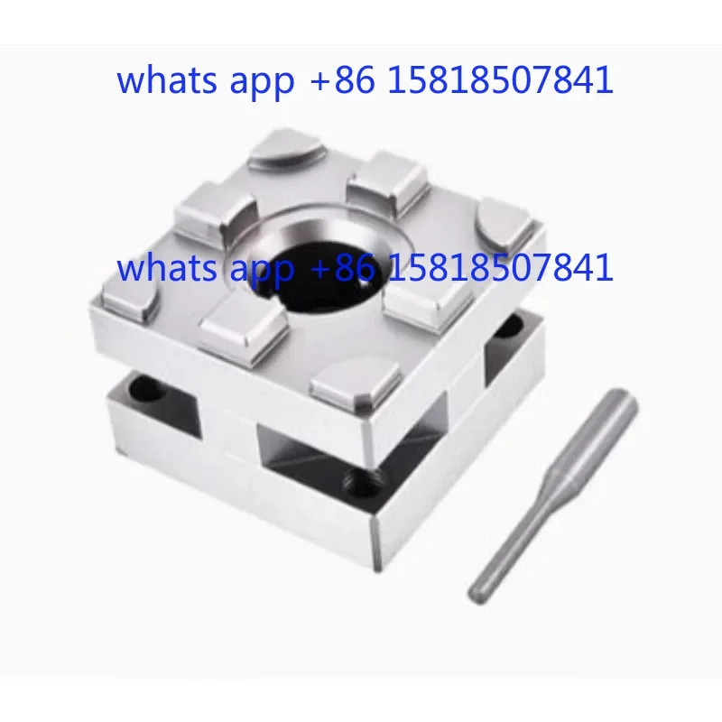 56mm Precision CNC Carving Small Copper Male Manual Chuck Square Electrode Holder for EDM Spark Machines ER Interface