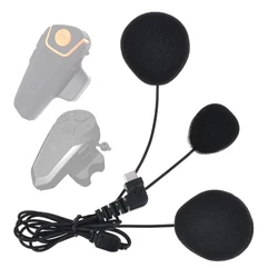 Intercom Earphone For BT-S2 BT S3 Helmet Intercom Headset Type-c Interface Motorcycle Interphone Hard Soft Microphone