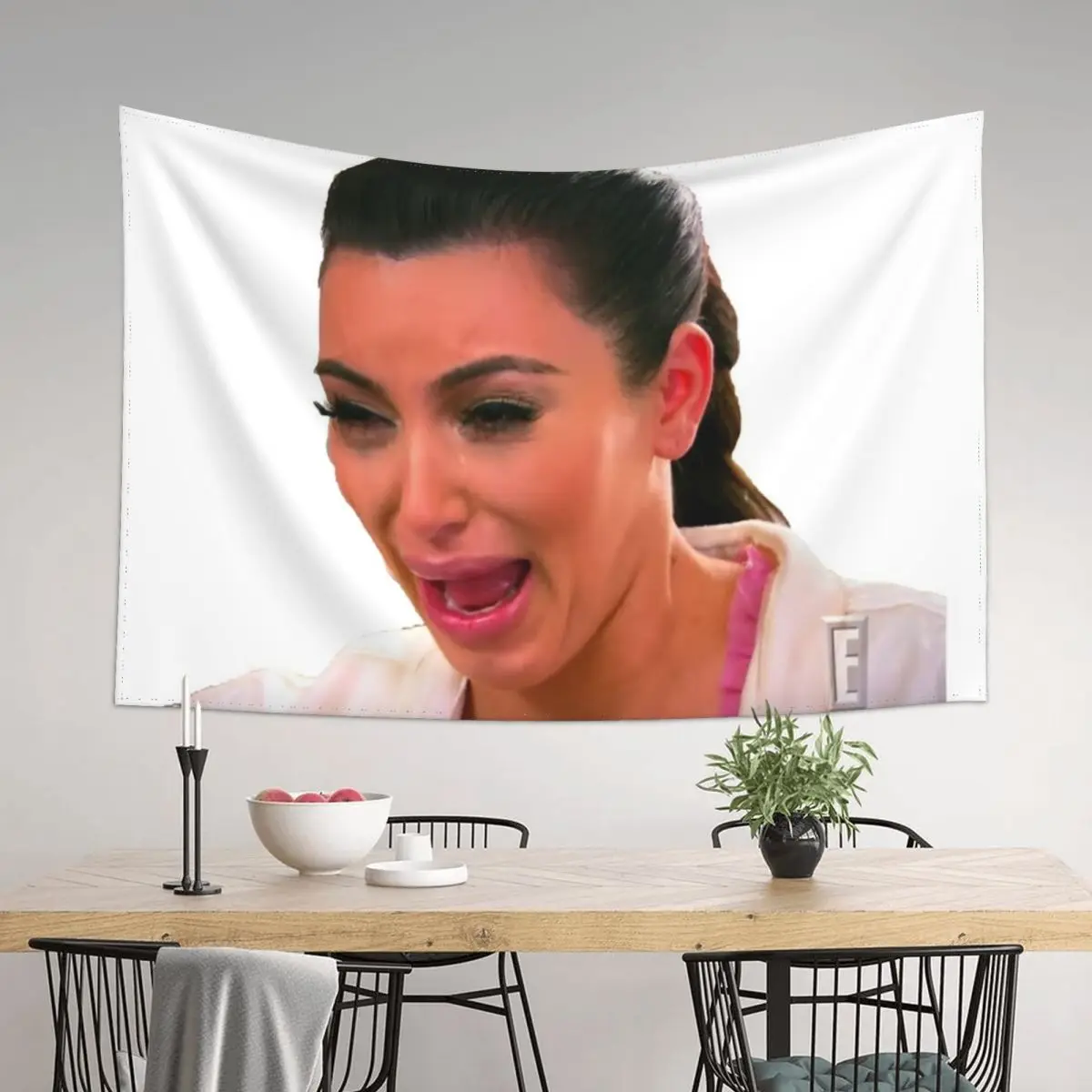 

kim crying Tapestry Bedrooms Decor House Decorations Room Decorating Aesthetic Japanese Room Decor Tapestry