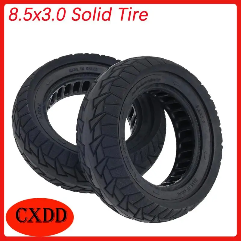 

Бескамерная внедорожная цельнолитая шина 8.5x3 дюйма (8.5*3) для электросамокатов Kugoo G2 Pro/Zero8 9/VSETT 8 9+