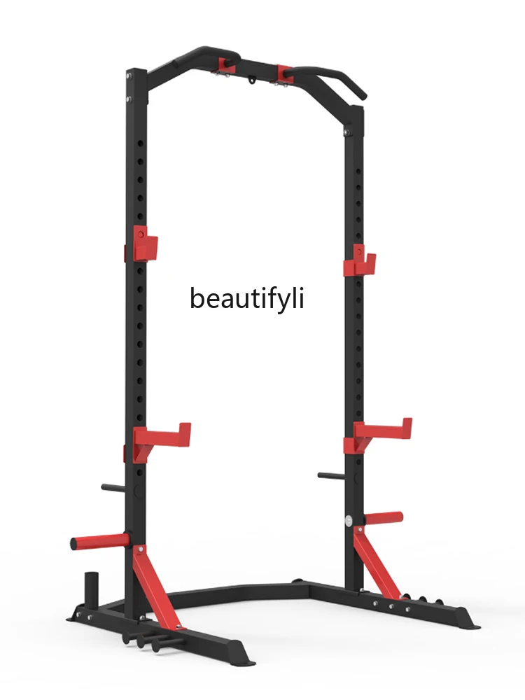 

Half frame squat bench press rack weight lifting barbell rack parallel bars pull-up fitness equipment