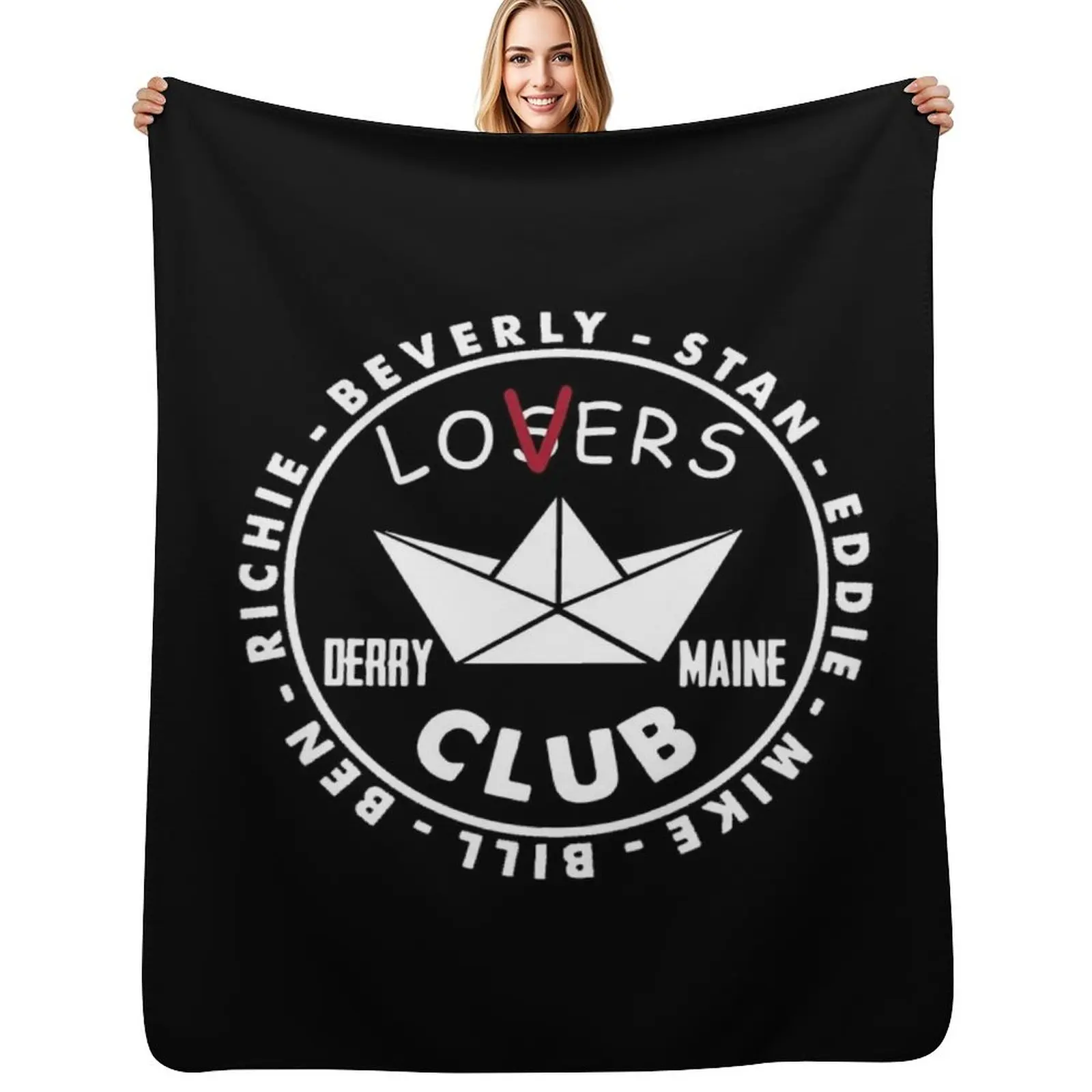loser club Throw Blanket Decorative Soft Throw Blanket for Couch Sofa