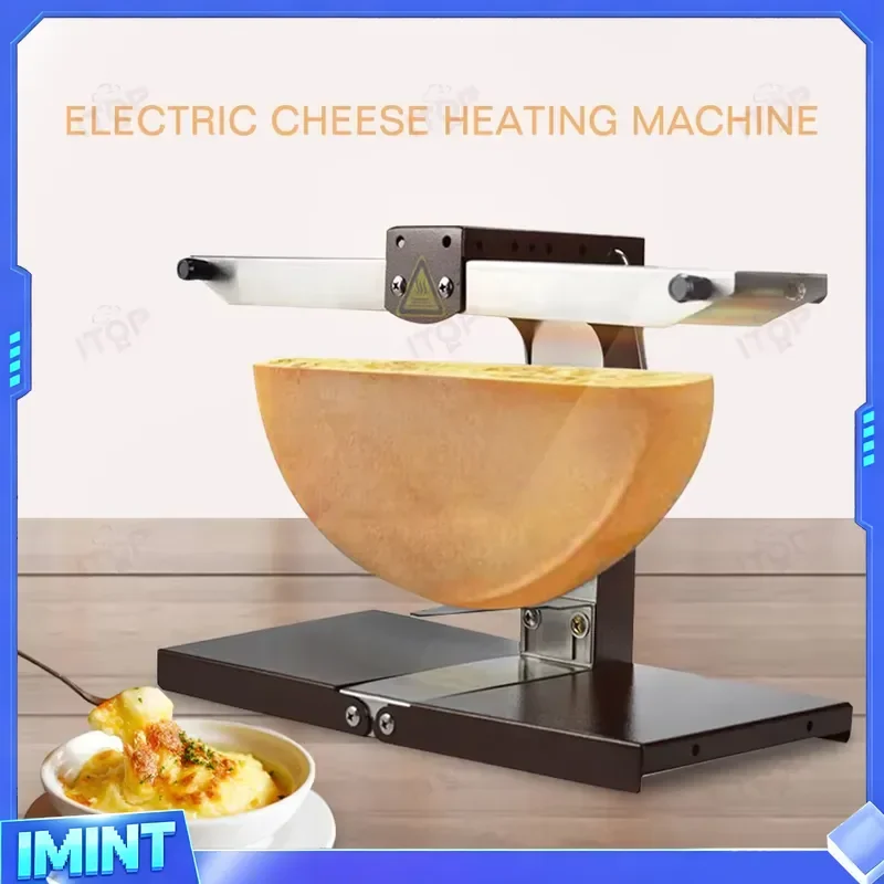 900w Electric Raclette Cheese Making Machine Half Cheese Wheel Adjustable Angle Cheese Melter Machine view 3