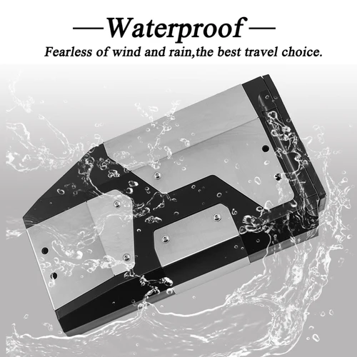 Imagen 2 del producto Caja de herramientas de aluminio para motocicleta R1200GS R1250GS, caja de herramientas impermeable del lado izquierdo para BMW F750GS F850GS GS R1250 R1200GSA para TRK502X