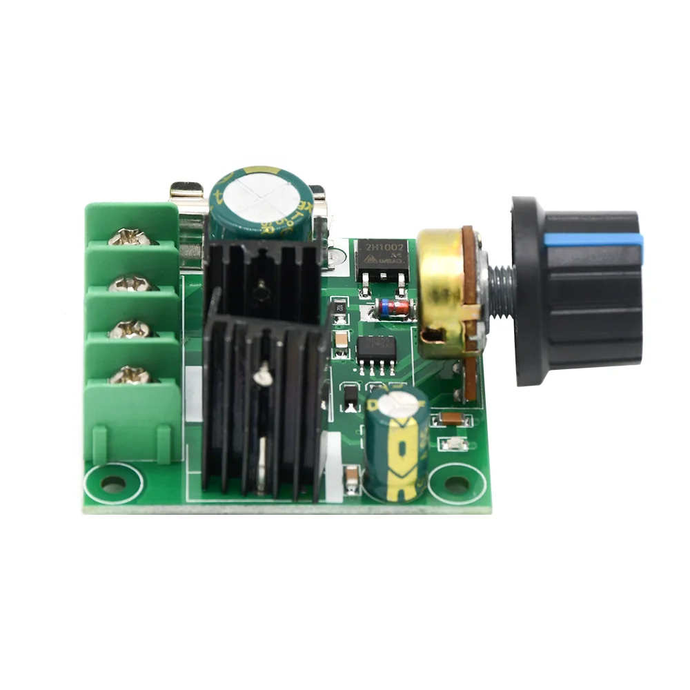 DC12V-40V 32V 10A Auto PWM DC Motor Speed Controller Regulator Governor with Knob Switch Volt Regulator Dimmer 400W Board Module