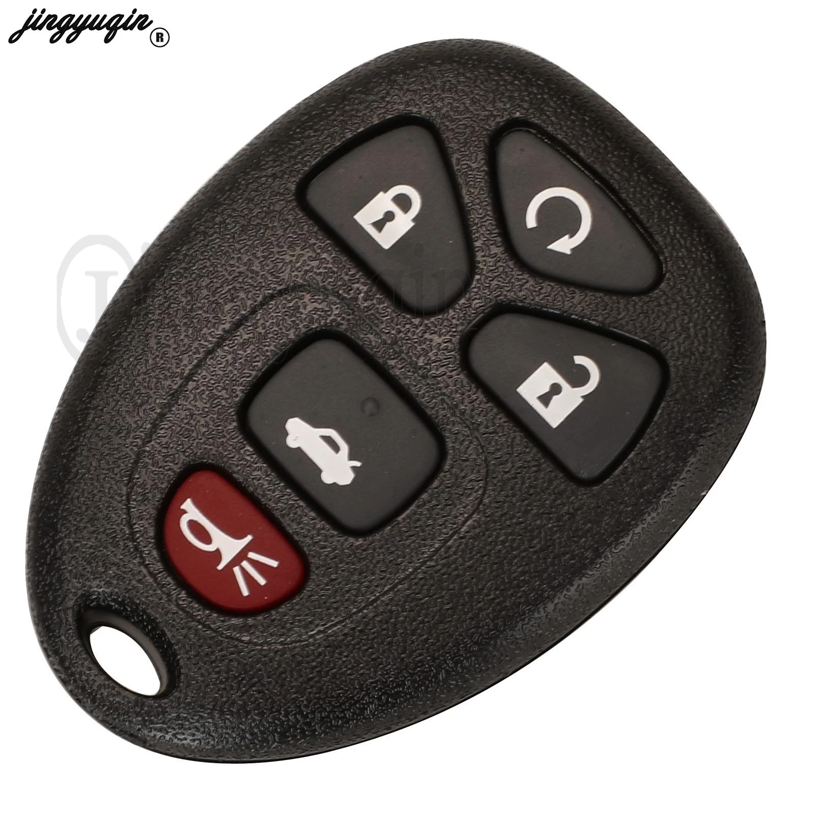 jingyuqin 5 Buttons Entry Keyless Remote Car Key Case Shell FOB For Buick For Chevrolet GMC Replacement