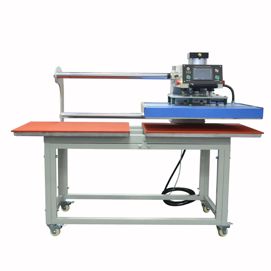 All In One Iron Textile Double Table Automatic Heat Press Machine For 24*32 Inch