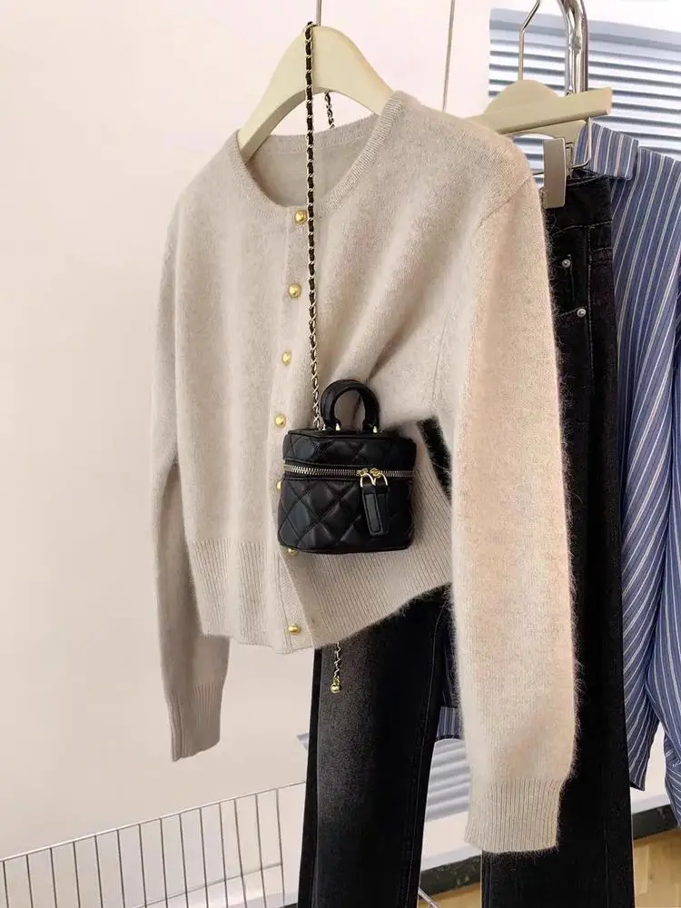 

Новое осеннее поступление, женский кардиган-камерер, мягкий уютный вязаный свитер, верхняя одежда, теплый цвет