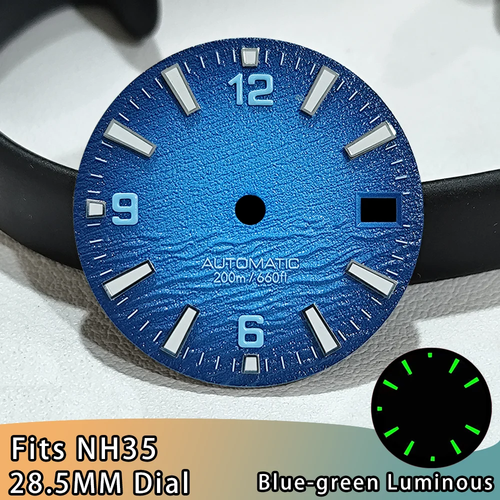 

NH35 Style Sea 28.5mm Dial New High Quality Style Sea 28.5mm Diving Watch Dial For Nh35 Movement Accessories NH35 28.5mm Dial