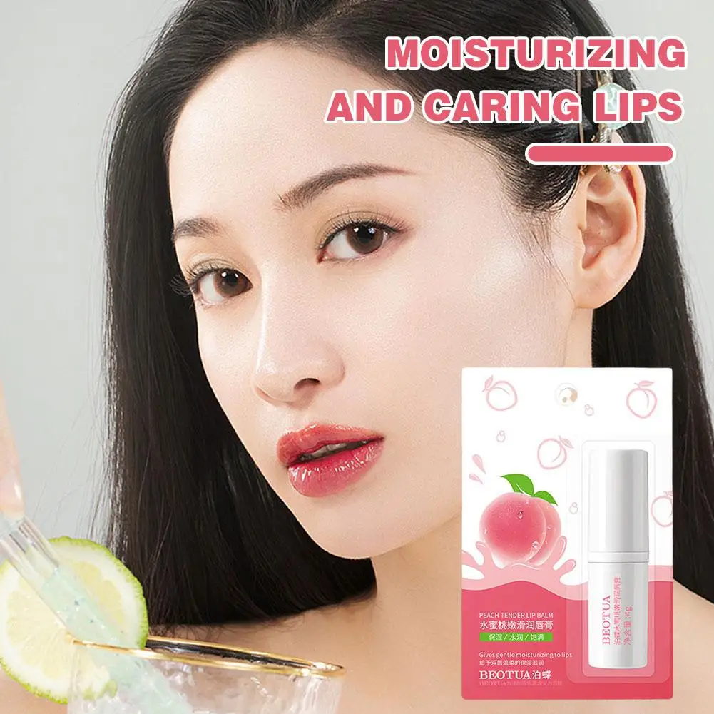 1pcs Fruit Lip Balm Long Lasting Moisturizing Nourishes Lip Lipstick Anti-drying Care Line Lips Lip Hydration Aging Anti Re K6r0