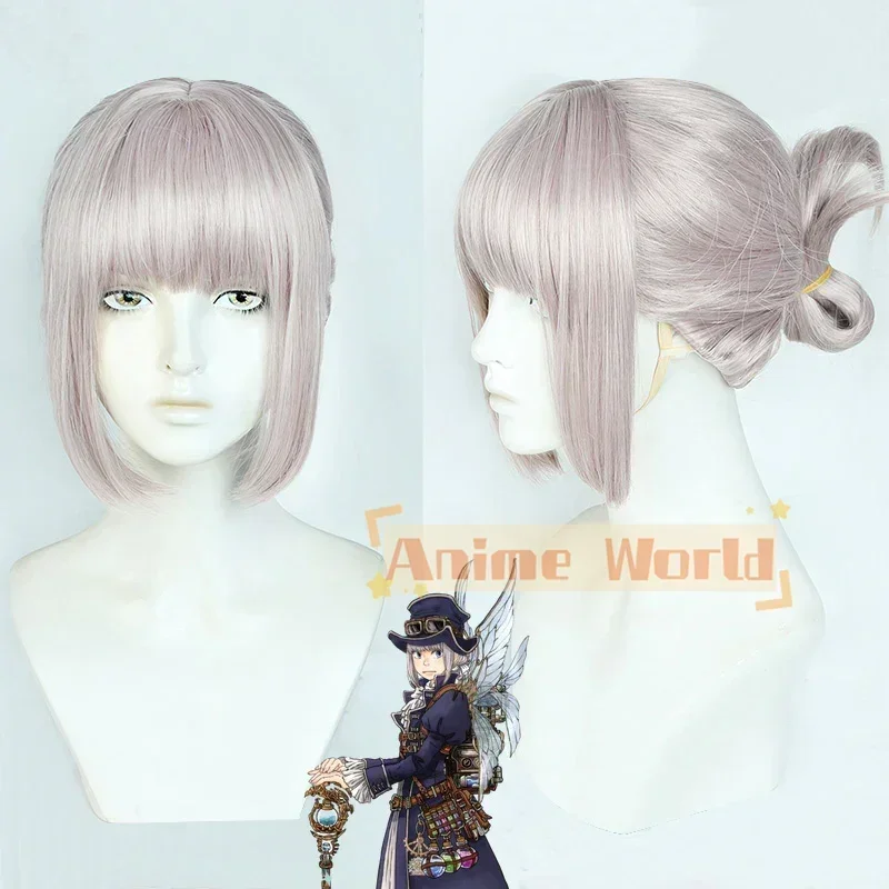 

Fate Grand Order FGO Heroic Spirit Exhibition Attire Oberon Cosplay Wig Synthetic Hair Halloween Christmas New Year + Wig Cap