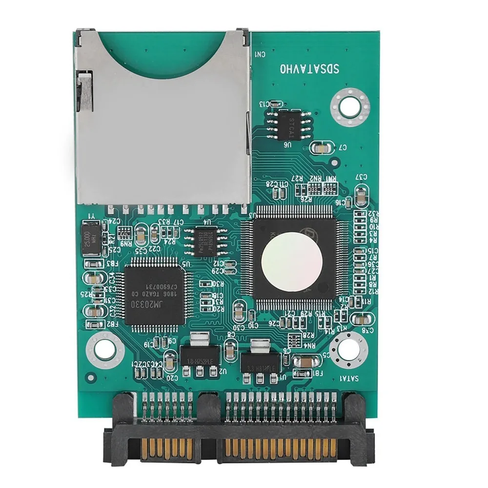 practical 2.5in SD SDHC/SDXC/MMC Memory Card 7+15P Portable Memory Card Converter Fast Transmission Adapter Embedded Systems