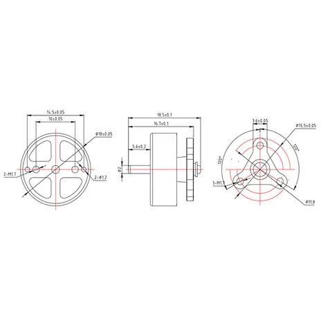 1S-2S 3.7V 7.4V 15000KV Liten 14mm 3-fas Borstlös Motor Höghastighetsmotor 1.5mm Axel För RC Drönare Fläkt Radiatormotor 10 best sales minimotor borstlös - №1