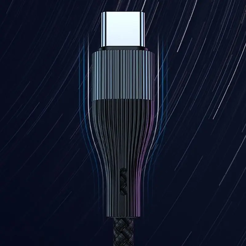 652F Two Function USB C Splitter Cable for 60W Charging and Data Transfer for Various Electronic Devices