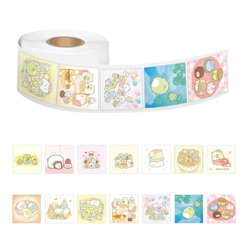 500 pegatinas de graffiti de la serie Sumikko Gurashi, con diseños de dibujos animados, resistentes al agua y personalizables, ideales para decorar portátiles, maletas, fundas de teléfono y como regalo.