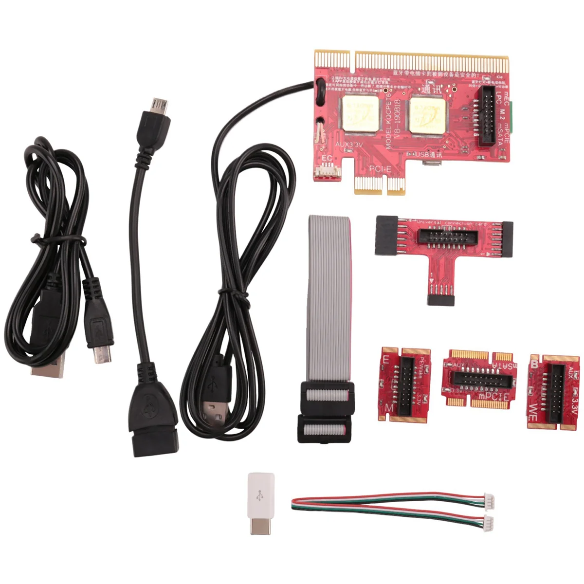 

Superb V8 Laptop Desktop PC Universal Diagnostic Test Debug King Post Card Support for PCI PCI-E MiniPCI-E LPC DDR3/4