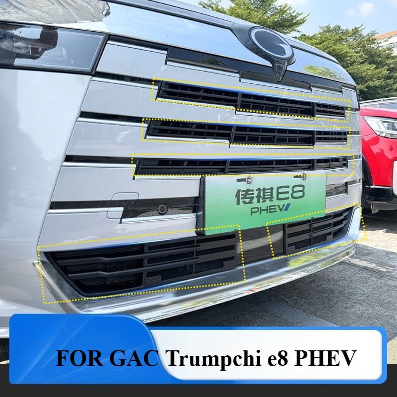 

Для GAC Trumpchi e8 PHEV аксессуары для стайлинга автомобилей защитная сетка передняя решетка передняя декоративная гоночная решетка экран от насекомых